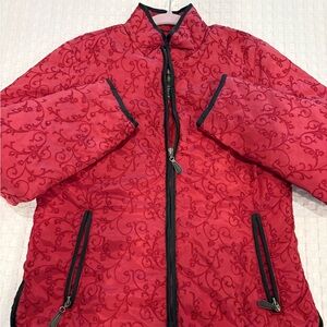 Eddie Bauer Red goose down  Jacket